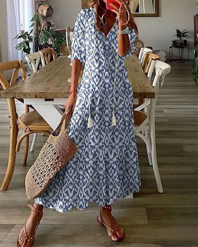 Dianna™ | Boho Kjole med Maven Dækket - Olsen Official