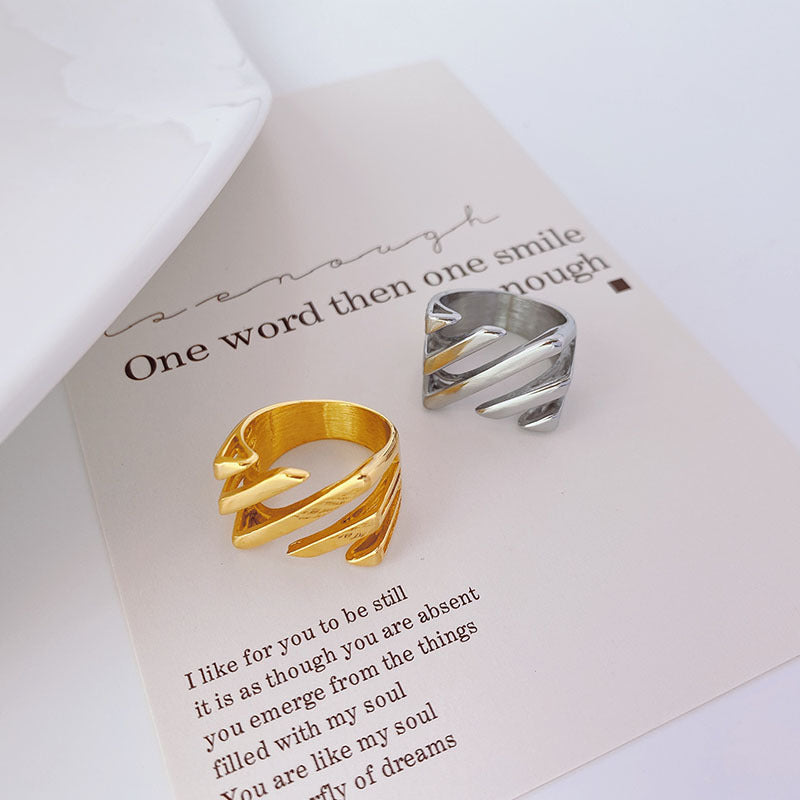 Lagdelte Twill-Ring