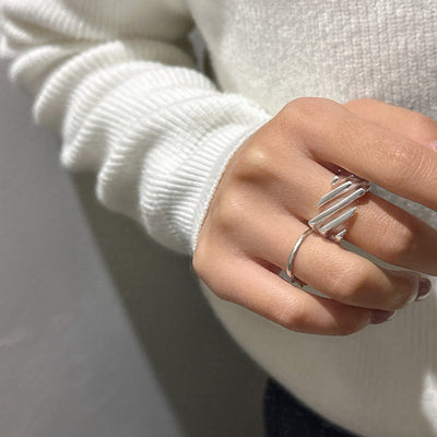 Lagdelte Twill-Ring