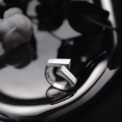 Geometrisk Firkantet Ring