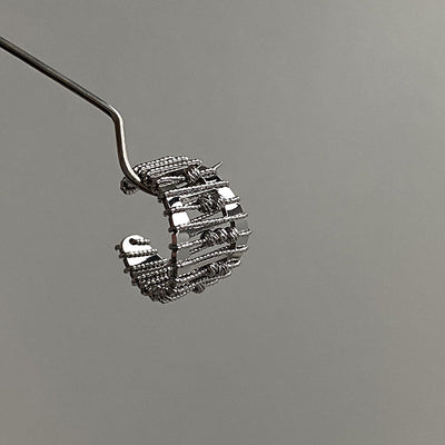 Gennembrudt, perlebesat, justerbar ring