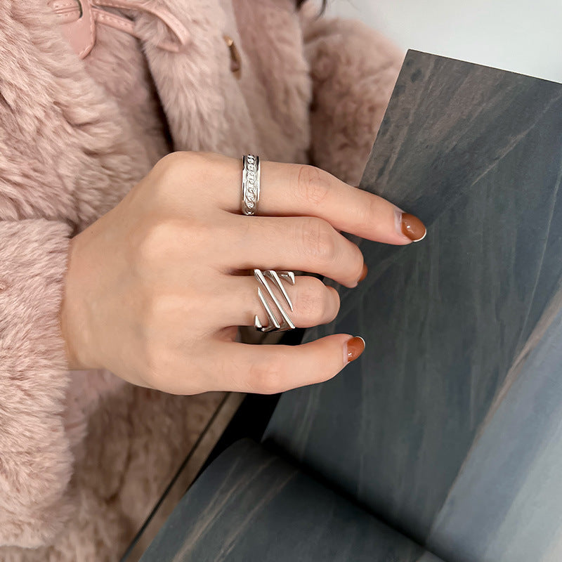 Lagdelte Twill-Ring