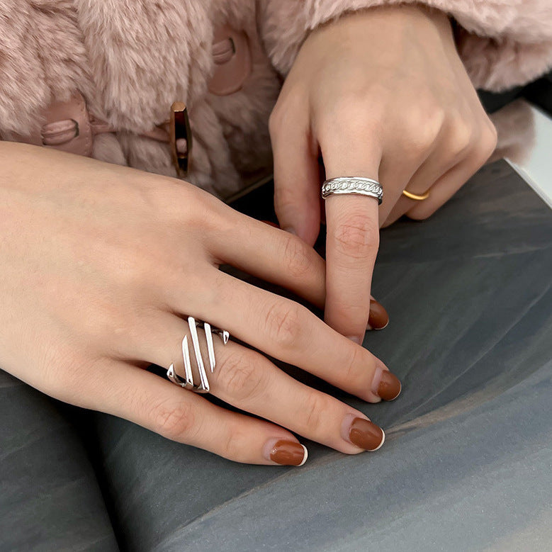 Lagdelte Twill-Ring
