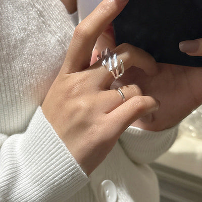 Lagdelte Twill-Ring