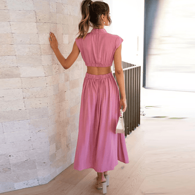 Rosea lang elegant kjole