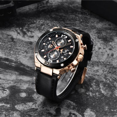 Kvarts Multifunktionel Sport Chronograph Ur