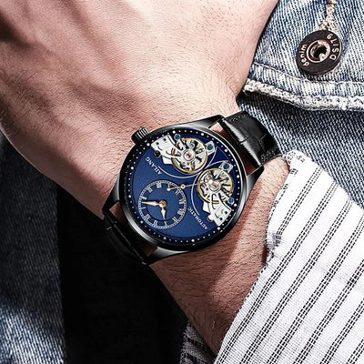 Dobbelt Tourbillon Luminous Mekanisk Ur