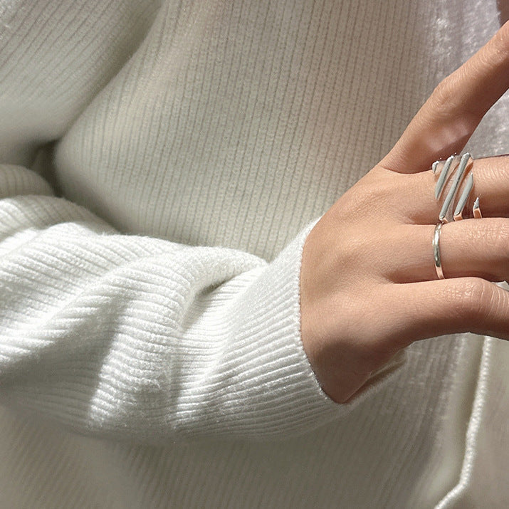 Lagdelte Twill-Ring