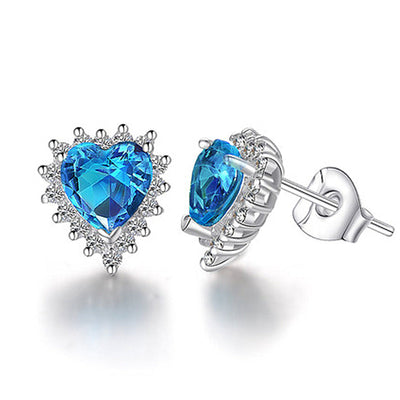 Saphira Vale Ring | Hvidguld