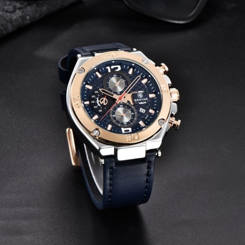 Kvarts Multifunktionel Sport Chronograph Ur