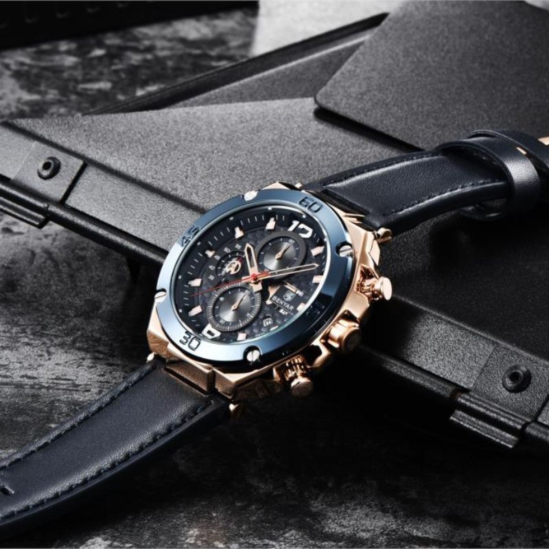 Kvarts Multifunktionel Sport Chronograph Ur