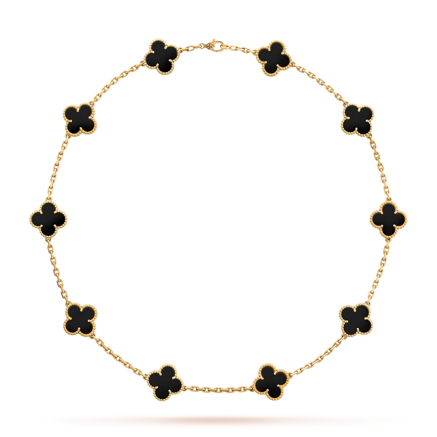 HALSKETTE KLEEBLATT 10 DESIGNS | SORT
