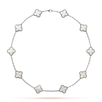 HALSKETTE KLEEBLATT 10 DESIGNS | SILVER