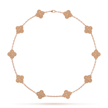 HALSKETTE KLEEBLATT 10 DESIGN | ROSÉGOLD