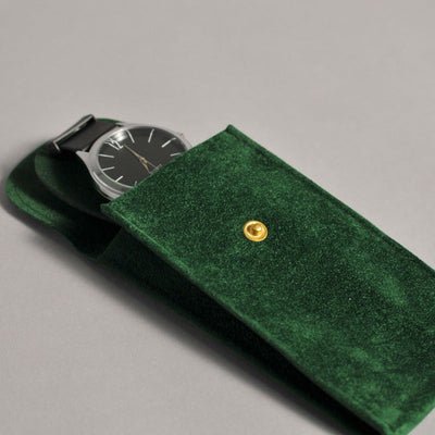 Milo | Premium Ur-rejseetui med Suede-indvendigt for