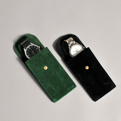 Milo | Premium Ur-rejseetui med Suede-indvendigt for