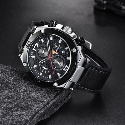 Kvarts Multifunktionel Sport Chronograph Ur