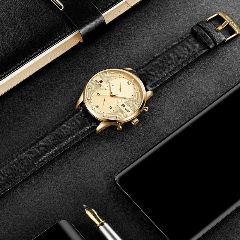 Luksuriøs Chronograph Holdbar Quartz Ur