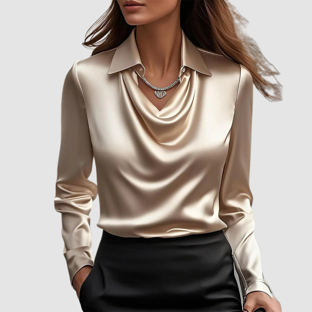 Catalina™ Elegant Satin Bluse