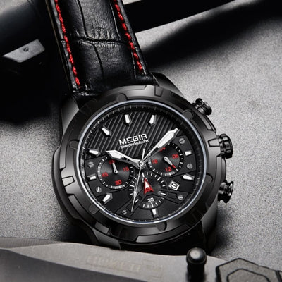 Luksus Militær Chronograph Sportsur
