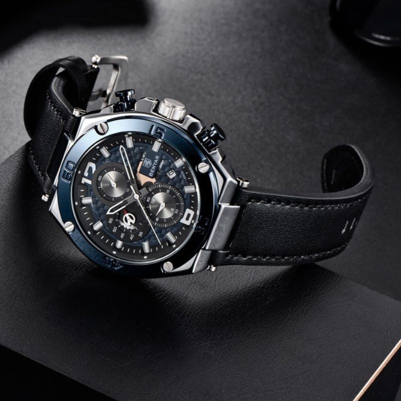 Kvarts Multifunktionel Sport Chronograph Ur