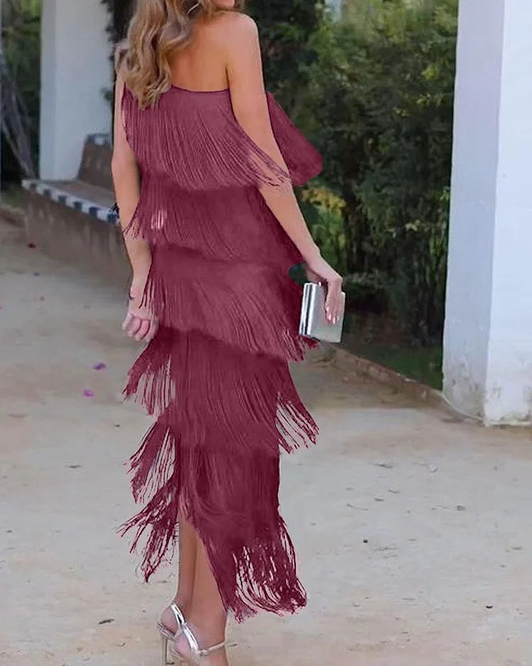 Sukienka Rosea Effortless Elegance med bare skuldre