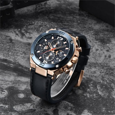 Kvarts Multifunktionel Sport Chronograph Ur
