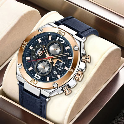 Kvarts Multifunktionel Sport Chronograph Ur