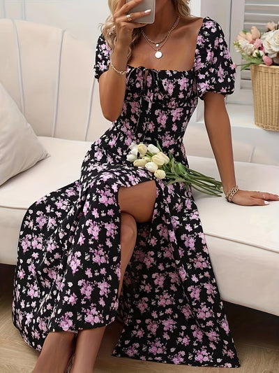 Rosea Feminine Floral Kjole