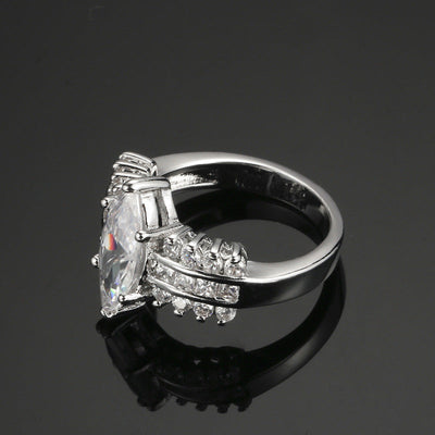 Odette Mercer Ring | Hvidguld