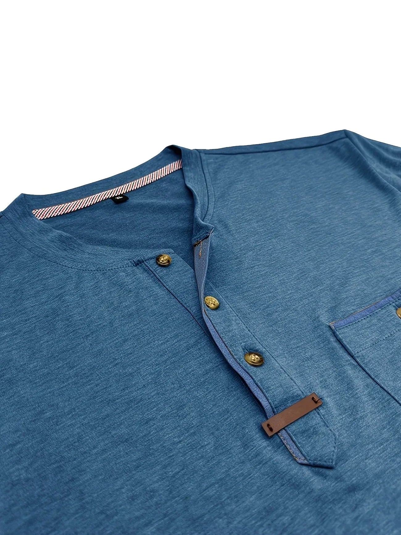 Saxon - Elegant Rund Hals T-shirt Med Lomme