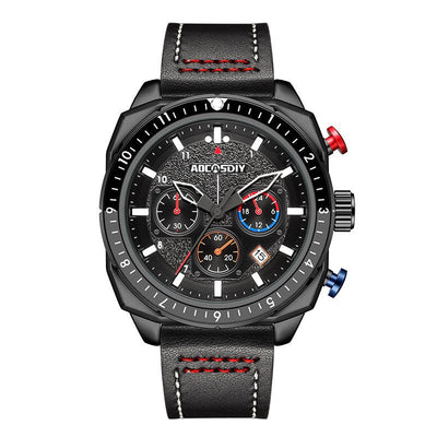 Luksus Chronograph Sport Quartz Ur