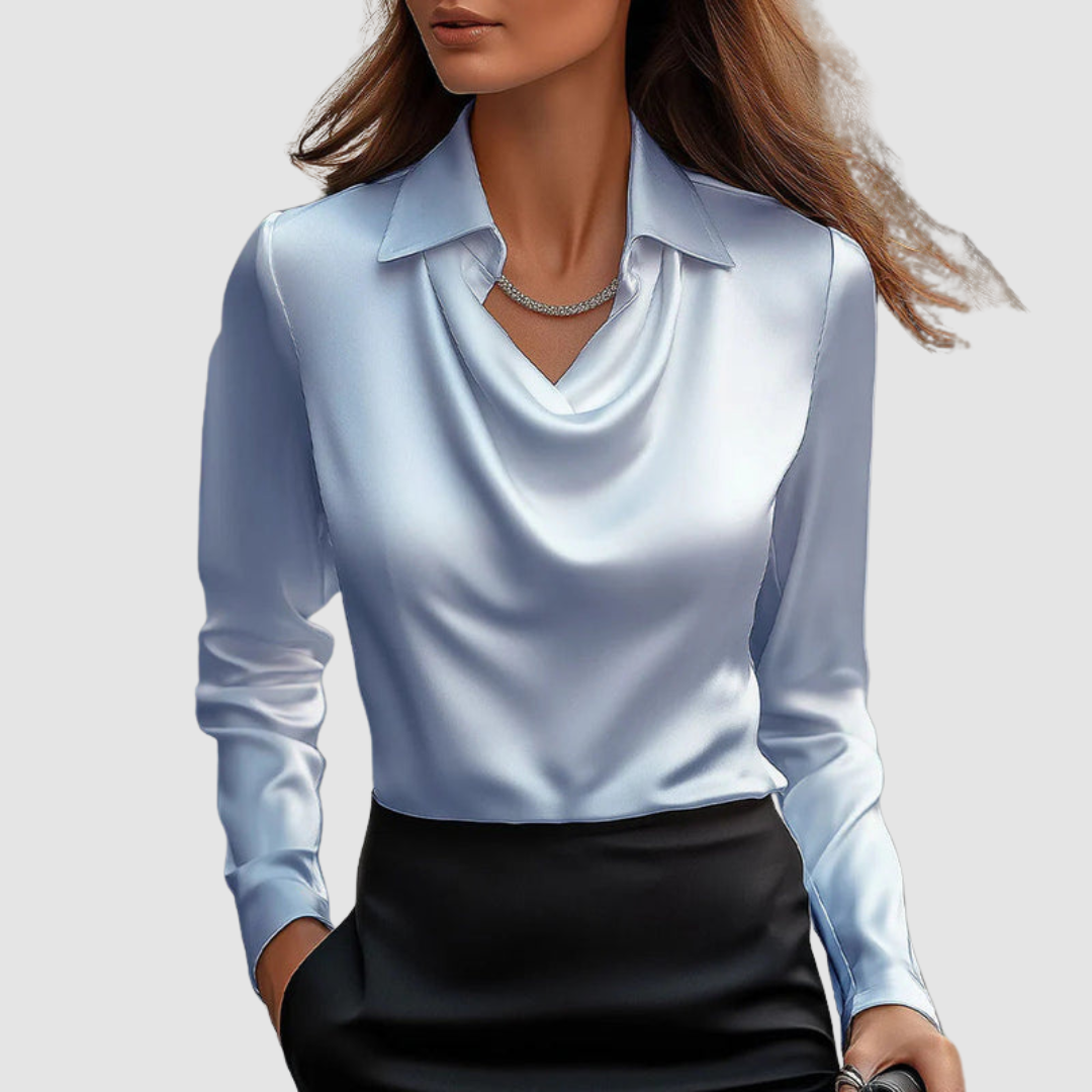 Catalina™ Elegant Satin Bluse