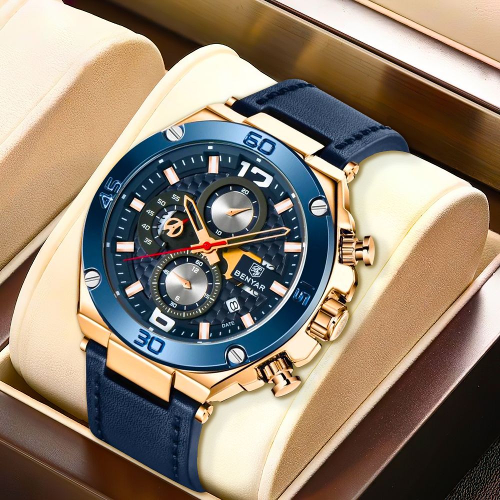 Kvarts Multifunktionel Sport Chronograph Ur