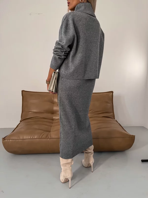 Sæt kjole sweater Rosea