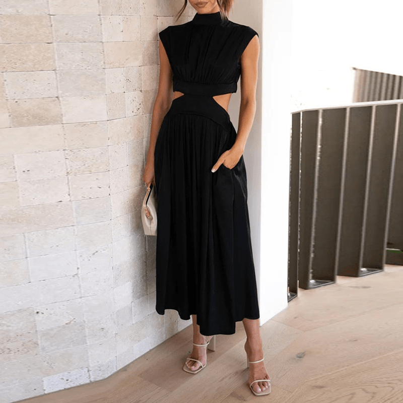 Rosea lang elegant kjole