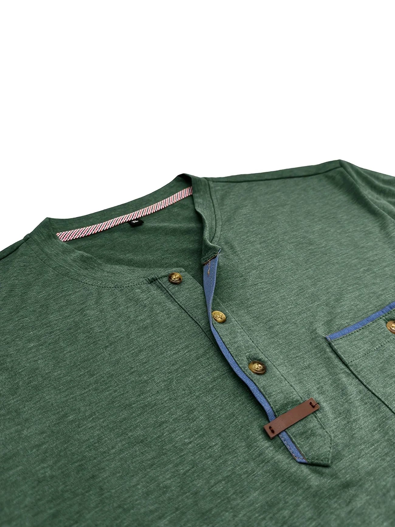 Saxon - Elegant Rund Hals T-shirt Med Lomme