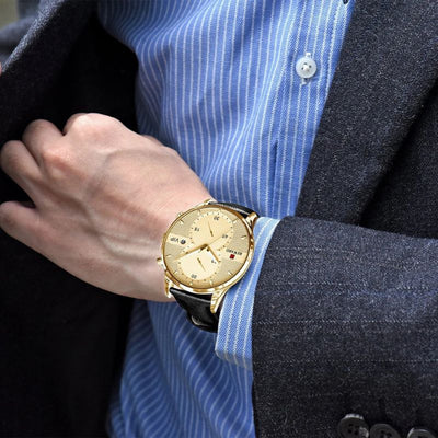 Luksuriøs Chronograph Holdbar Quartz Ur