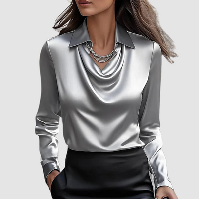 Catalina™ Elegant Satin Bluse