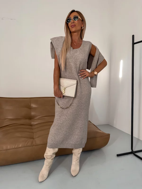 Sæt kjole sweater Rosea