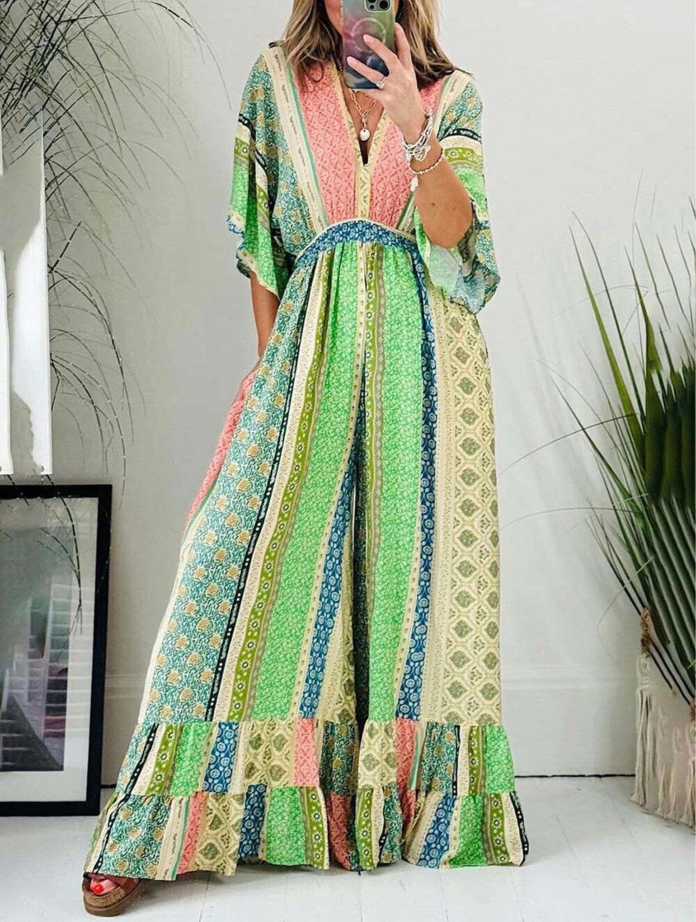 Fleur™ | Jumpsuit i Boho-stil