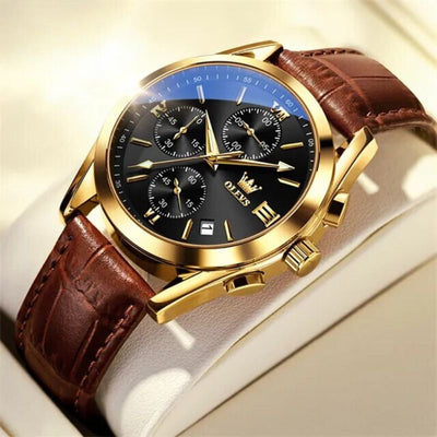 Kvarts Luminøs Chronograf Ur