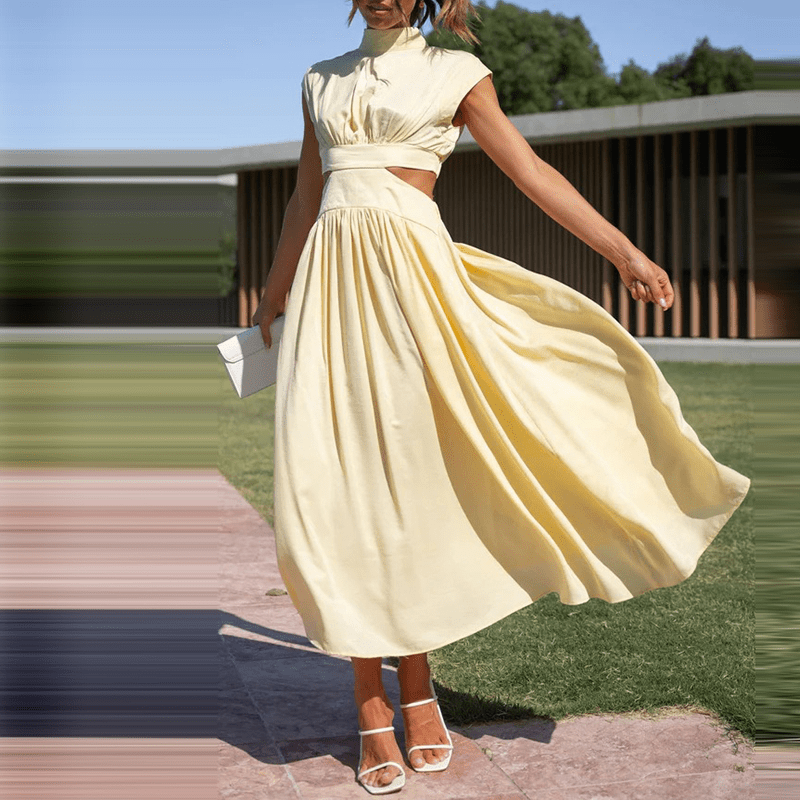 Rosea lang elegant kjole