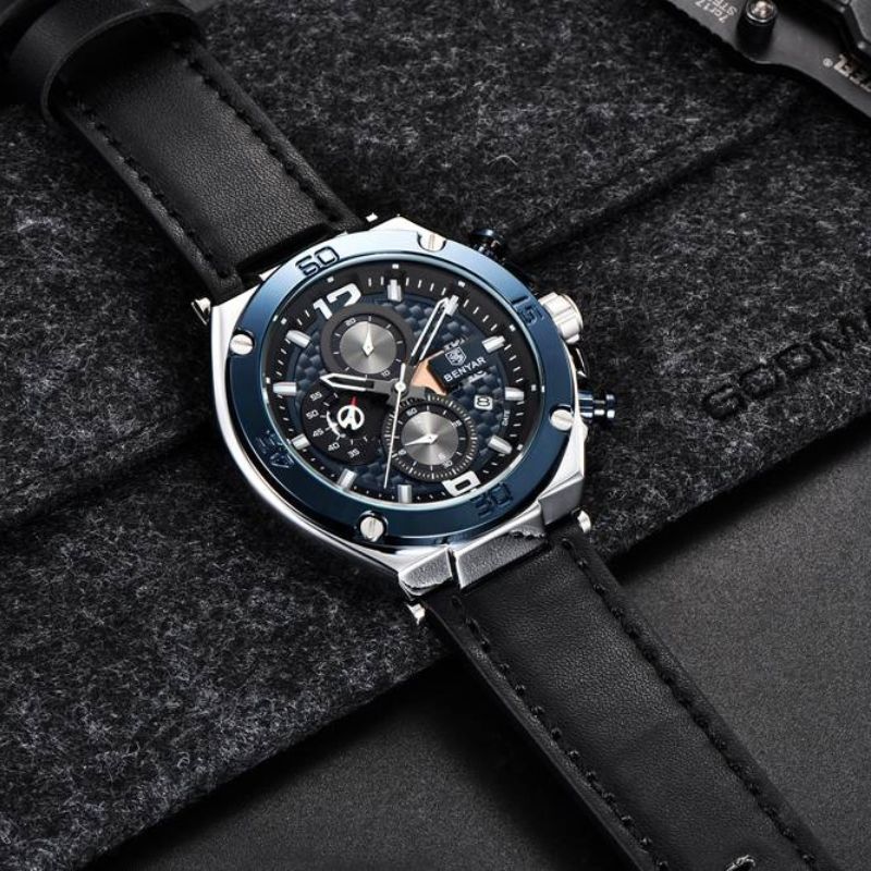 Kvarts Multifunktionel Sport Chronograph Ur