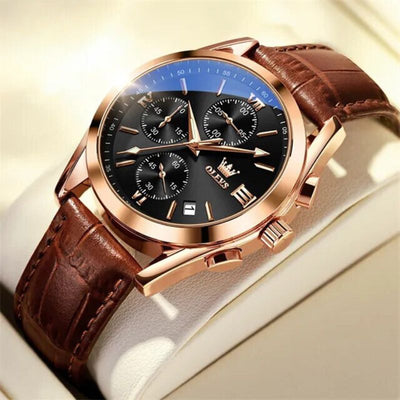 Kvarts Luminøs Chronograf Ur