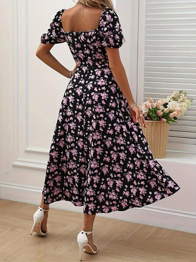 Rosea Feminine Floral Kjole