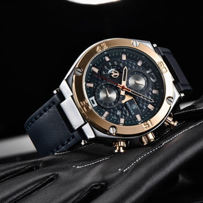 Kvarts Multifunktionel Sport Chronograph Ur