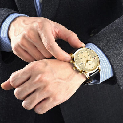 Luksuriøs Chronograph Holdbar Quartz Ur