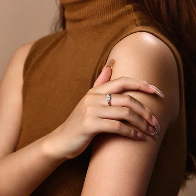 Hailey Playa Tynd Ring | Guld 18k