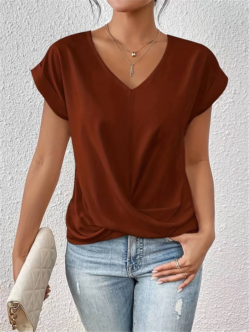 Fiore™ | Kurzarm-Top aus Bio-Baumwolle - Olsen Official